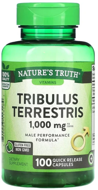 Natures Truth Tribulus 500mg 100정 x 2통 - 쿠팡