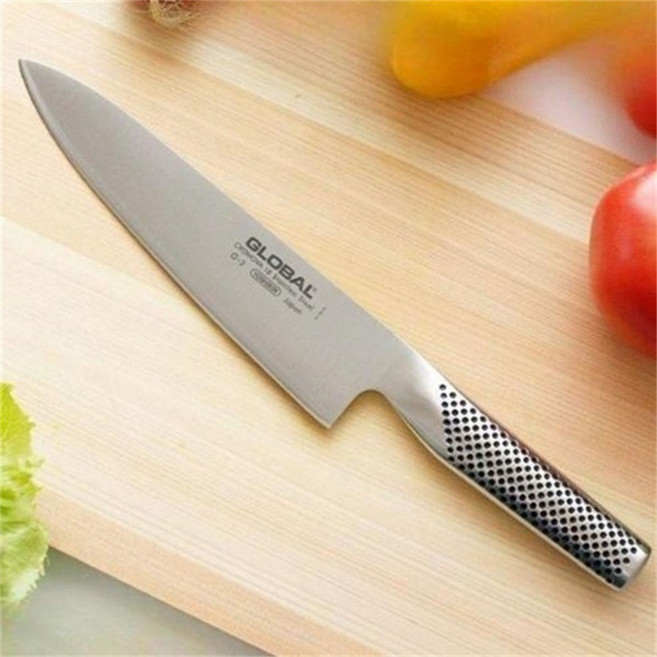 글로벌 나이프 G2 20cm 식칼 일본 식도 쉐프 셰프 주방 칼, 1개, 은백색