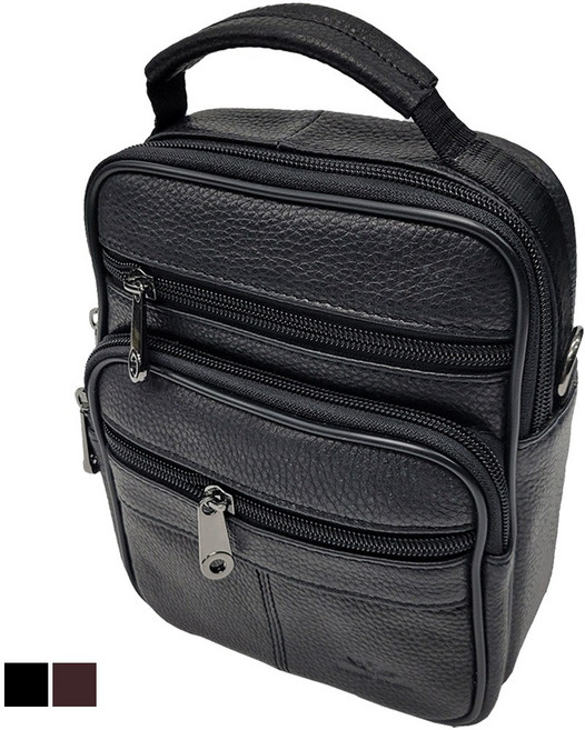 C-7 남자 천연소가죽 토드 크로스 데일리 메신저 가방 남성가방 서류가방 (세로지퍼형)