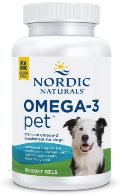 Nordic Naturals 펫 오메가 강아지 고양이 피쉬오일 캡슐, 1개, 오메가3, 90정