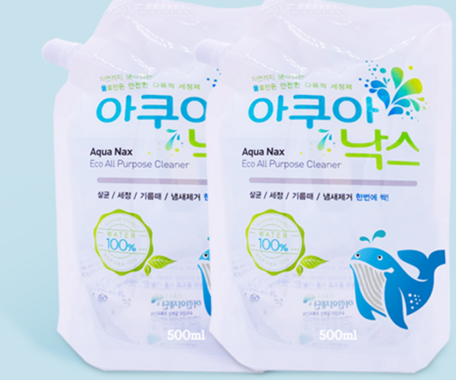 아쿠아낙스 리필, 500ml, 2개