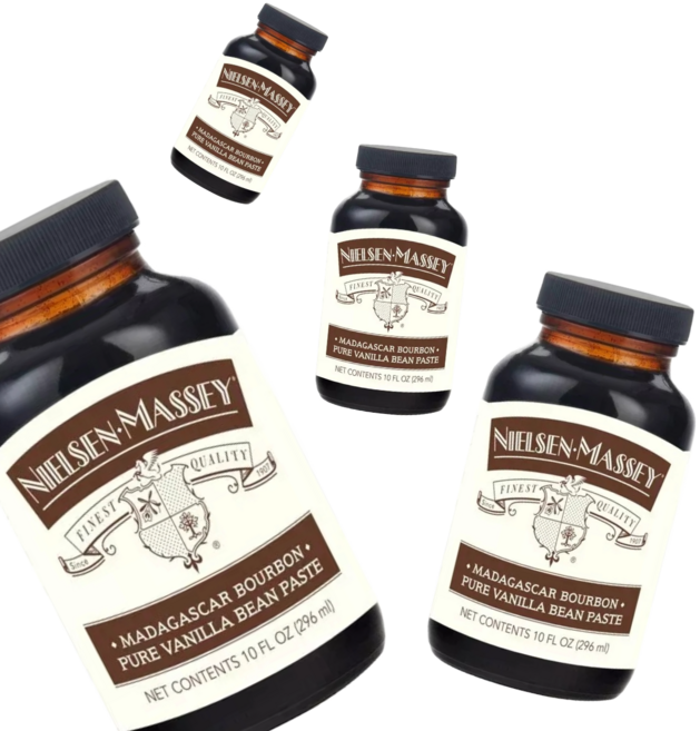 닐슨 메시 바닐라 빈 페이스트 100% 마다가스카르, 296ml, 4개