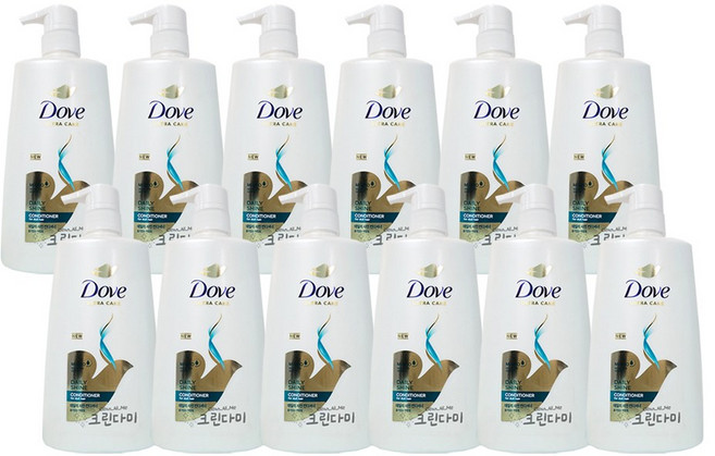 도브 데일리 샤인 컨디셔너, 660ml, 12개