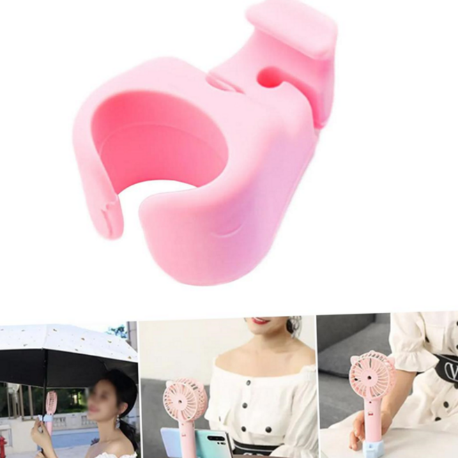 손 선풍기 거치대 휴대용 클립 핸디 선풍기 거치대 우산 홀더 스탠드 탁상용 고정 탁상