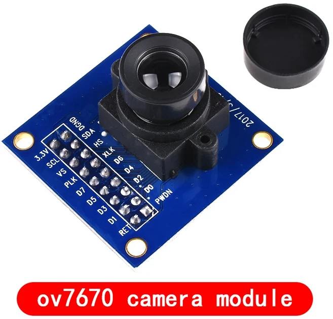 아두이노용 OV7670 카메라 모듈 VGA CIF 자동 노출 제어 디스플레이 지원 활성 크기 640X480, 01 ov7670