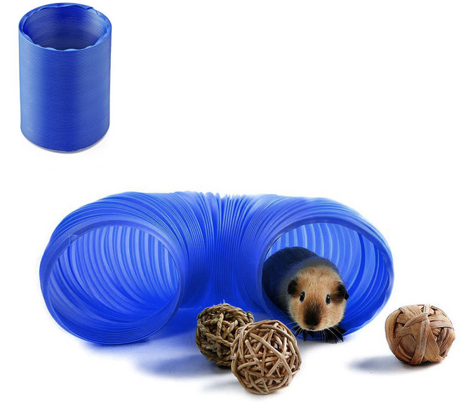 소동물 어드벤쳐 터널 은신처S260(지름15cm) 친칠라 페럿 기니피그 토끼, 1개