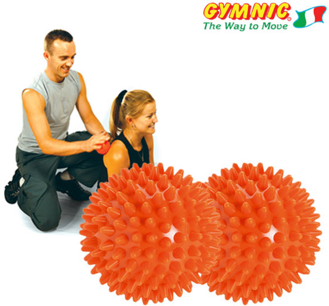 짐닉 뷰티리플렉스볼 8cm 오렌지/ 2ea1set 말랑한마사지공 소프트마사지볼 지압볼, 단품