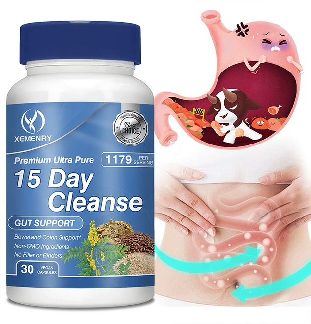15일간의 클렌징 및 디톡스: 장 건강 지원 소화 개선 신진대사 증진 체중 관리 촉진 - 30캡슐, 1개, 30정 - 쿠팡