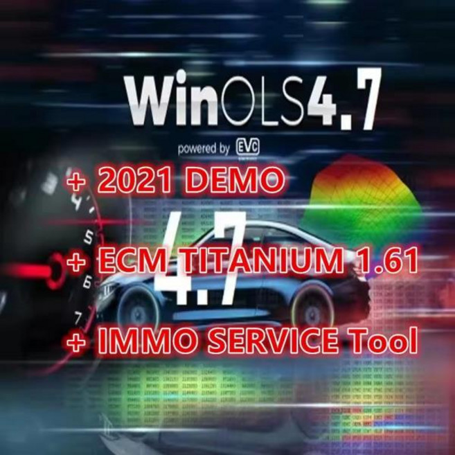 Winols 4.7 완전 활성화 작업 Windows10 11 필요 없음 Vmware 다국어 + 2021 Damos + ECM TITANIUM 1.61 +, 01 CHINA, 02 Send by USB Disk, 1개