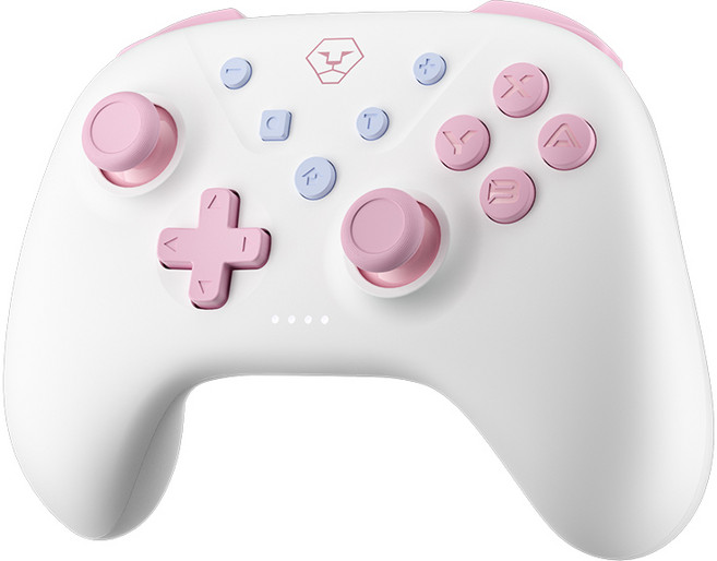 Paradoma 게임패드 유스 에디션 로코코 디자인 스타일 무선 컨트롤러호환 닌텐도스위치/PC/스마트폰 조이스틱, 아이보리화이트, 1개, PC/SW/XB