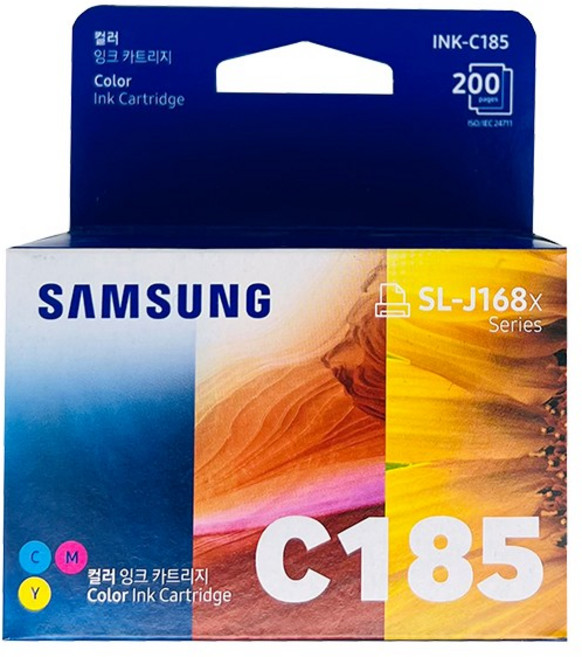 M 삼성정품잉크 M185 C185 잉크 SL-J1680 J1683 J1685 정품잉크, 1개