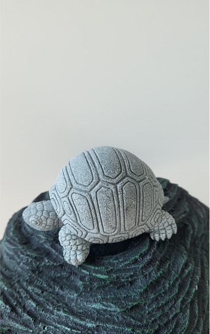 타라숲 소원 돌거북이 수공예 거북이모형 고급 포장 조각상 조경 풍수, 소원 돌거북이+ 전통 공예 케이스