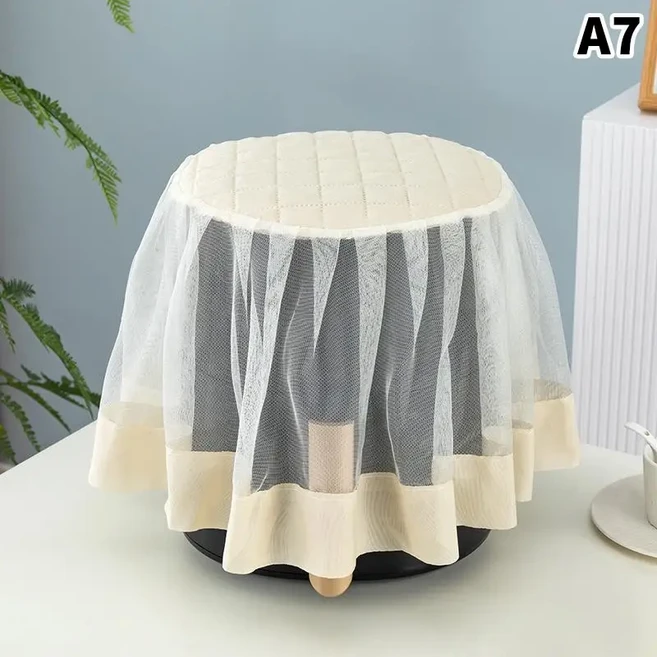 [호환제품] 에어 프라이어 먼지 커버 밥 냄비 레이스 원단 세탁 주방 가전제품, 01 01