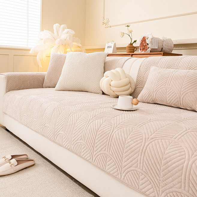 코팅블루 먼지없는 극세사 따뜻하고 포근한 논슬립 쇼파패드