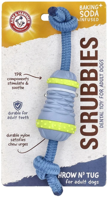 Arm & Hammer 수세미 성견용 치과용 장난감 장난감 1개, ArmHammer수세미성견용치과용장난감장난감1개 - 쿠팡