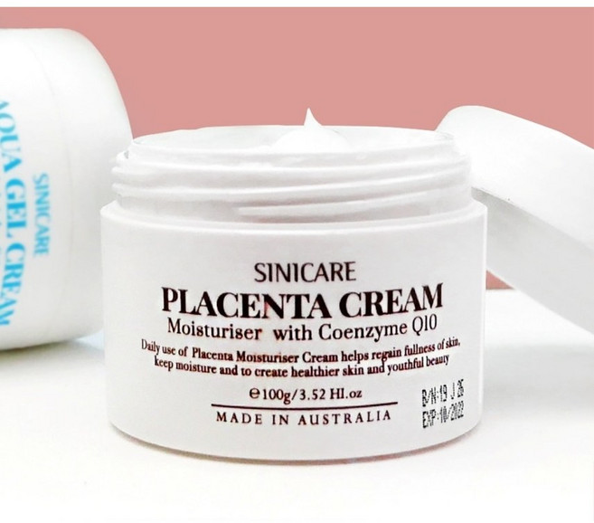 [호주직수입]시니케어 플라센타 양태반크림 코엔자임큐텐 피부유수분발란스조절 피부결개선 호호바오일 알로에, 100g, 1개