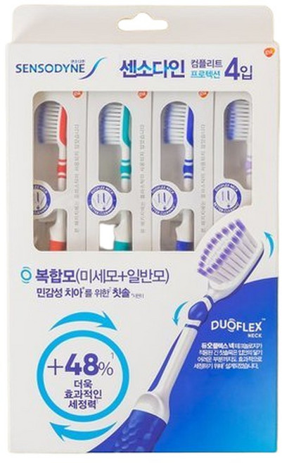 센소다인 컴플리트프로텍션 칫솔 4입, 1개, 4개입