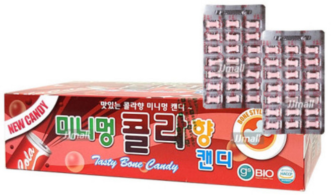 미니멍 콜라향 캔디, 9.6g, 15개