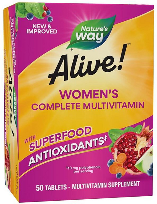 Nature's Way 얼라이브 여성용 멀티비타민 50정, 1개