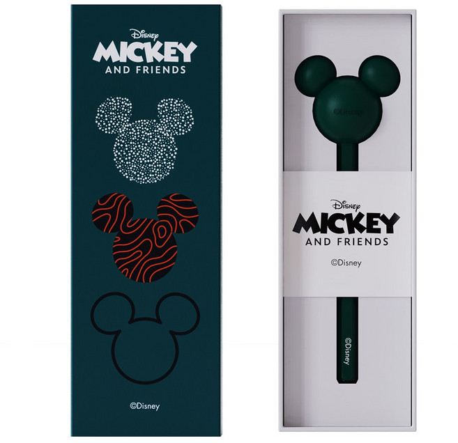 깎지 않는 연필 자이 탄소펜 디즈니 시리즈 무한연필, 미키 그린, 1개