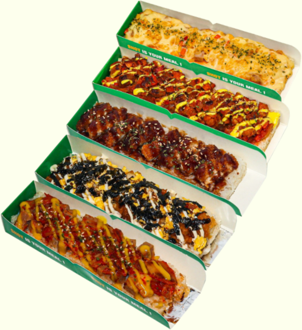 [밥스틱] 인기5종SET 냉동김밥 밥버거 피자 돈까스 오돌뼈 치킨마요 불닭, 5개, 200g