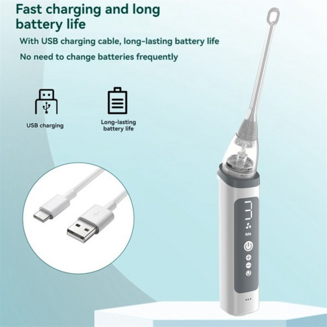 전자 편도선 돌 제거 키트 진공 구강 관리 입 클리닝기, [01] 옵션1, 1개