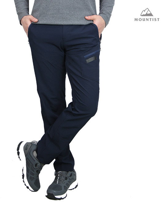 마운티스트 남성용 자유로운 절개 스판 아웃도어 등산 바지