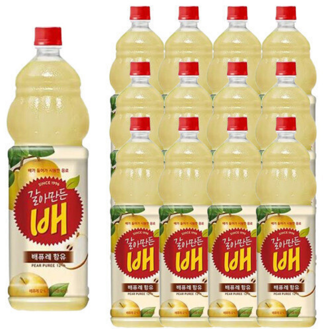 갈아만든배 12페트, 1개, 1.5L