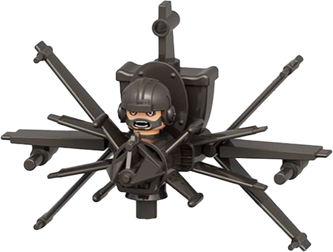 로앤제이 스키비디 토일렛 미니 블록 호환 블럭 수송기 아스트로 토일렛, R-3203-02 수송기 아스트로 토일렛, 1개