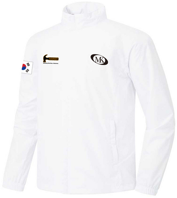 햄머 팀코리아 바람막이 자켓 [화이트] 윈드브레이커 HAMMER WIND BRAEKER 남여 공용