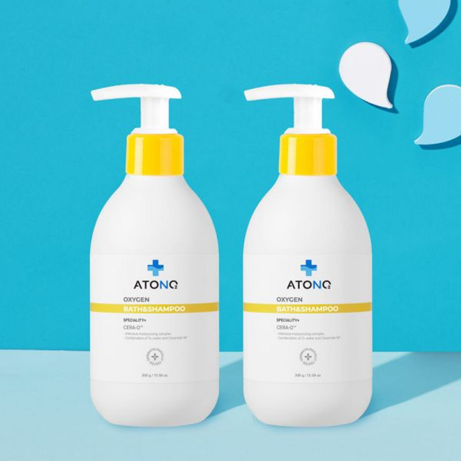 아토앤오투 옥시젠 세라오 바스&샴푸 300g 2개 세트