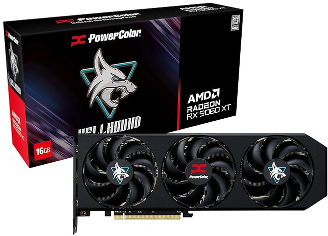 Power Color 파워컬러 AMD Radeon RX9060XT GDDR6 16GB 그래픽카드
