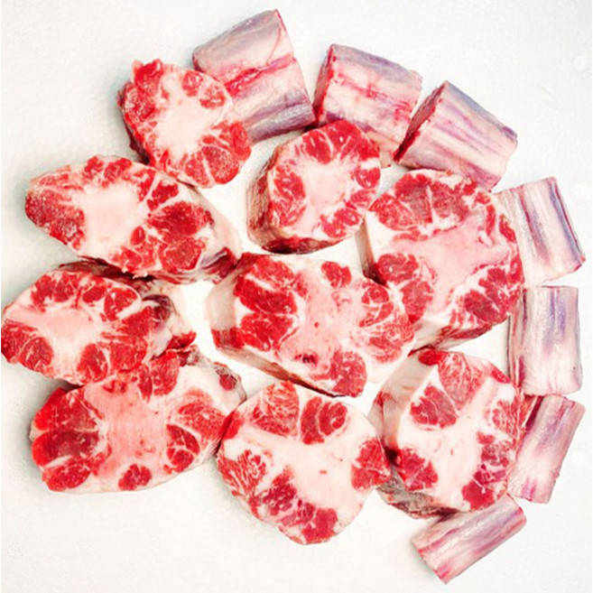 [행복미트] 국내산 프리미엄 알꼬리 한우 꼬리 지방손질 잘된 소꼬리 1kg+1kg 총 2kg [당일발송], 2개, 1kg