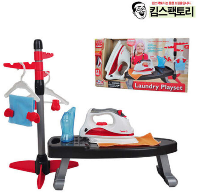 유아 다림질 놀이세트 어린이집 소꿉놀이 역할놀이 장난감, New 다림질 놀이세트, 1개