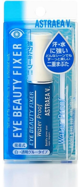 아스트레아 빌고 아이뷰티 픽서 WP (워터프루프) 젤 타입 8ml 쌍꺼풀액 쌍액, 1개, 투명