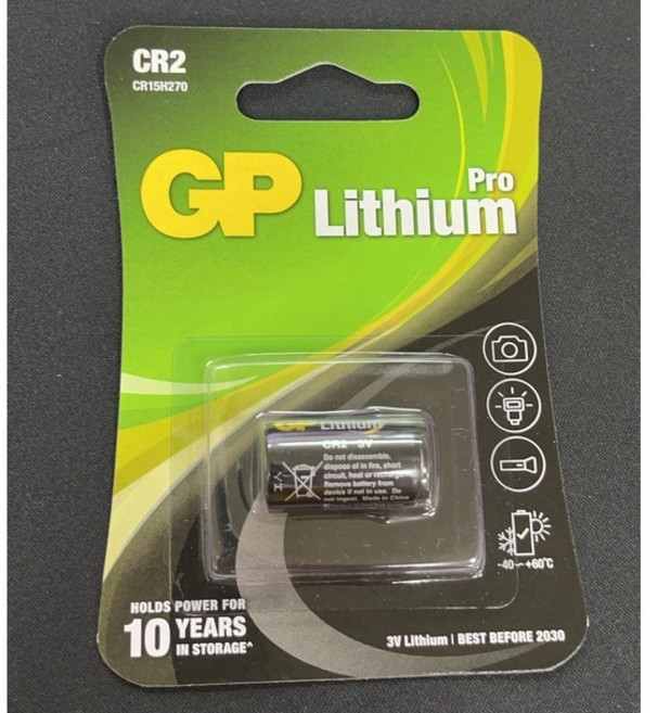 GP超霸 CR2 鋰電池 3V, 1個