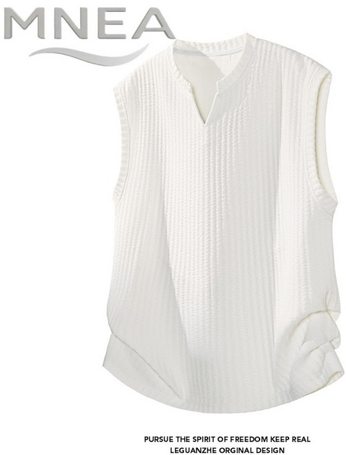 남성 민소매 티셔츠 여름 반팔 통기성 데일리 캐주얼