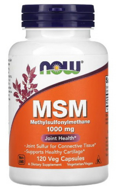 나우푸드 MSM 1000mg 120캡슐 식이유황, 120정, 1개
