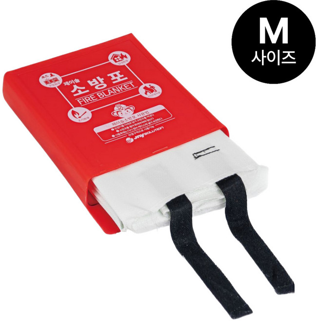 제이솔 고급형 초기화재진압 소방포 소방담요 M사이즈, 1개, 소방포고급형 M