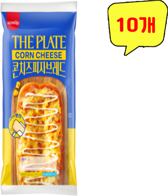 삼립)콘치즈피자브레드120g, 10개, 120g