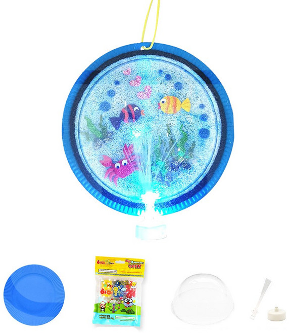 토단 여름이야기 만들기 5인 세트 LED 램프 벽걸이