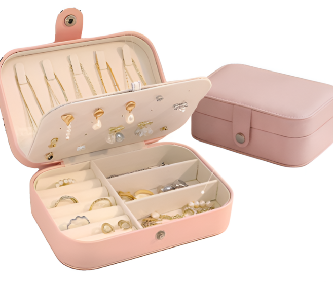 럽쥬 2단 분리수납 생활방수 쥬얼리 악세사리 보관함