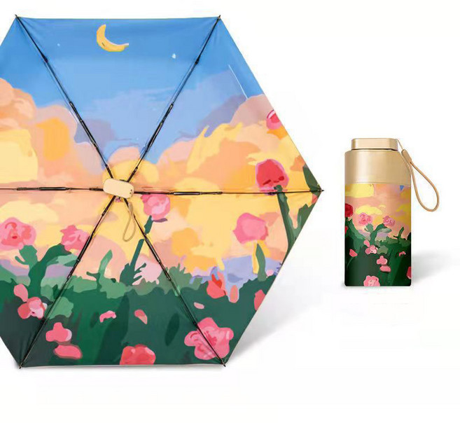 차쿠 슬림 초미니 양우산 선물용 양산 파우치 포함