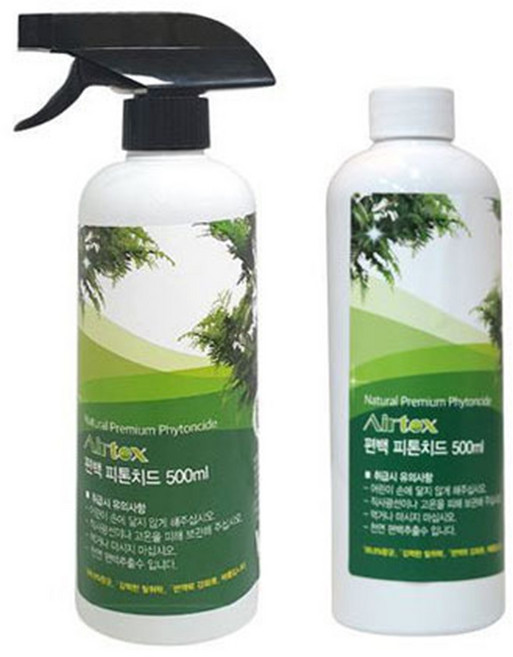 편백 피톤치드 에어톡스 500ml 탈취제 새집증후군, 1개