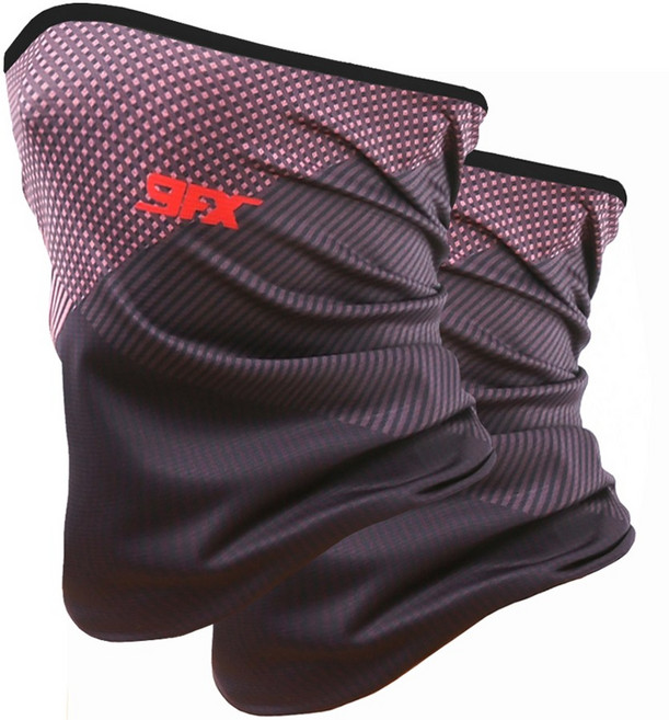 나인에프엑스 여름용 스포츠 자외선차단 마스크 2p, 파이널스퍼트 레드, 1개