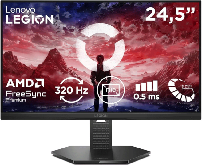 레노버 FHD 리전 320Hz 피봇지원 게이밍 무결점 모니터 25-10(67D4GAC3KR), Legion 25-10, 24.5cm