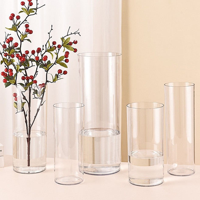 누띤 깨지지 않는 투명 화병