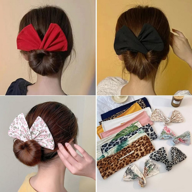 5초 똥머리 메이커 당고머리 올림머리밴드 와이어헤어