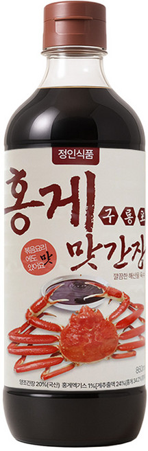 정인식품 홍게 맛간장, 1개, 860ml