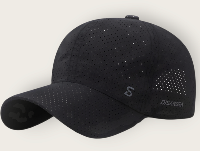 헤이엠제이 빅사이즈 메쉬 야구 모자 볼캡, 찐블랙, 1개